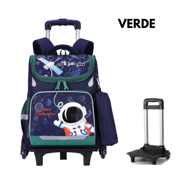 MOCHILA ASTRONAUTA OFICIO CON 2 RUEDAS